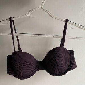 Elegant Dark Purple Women's Madewell bikini top Medium